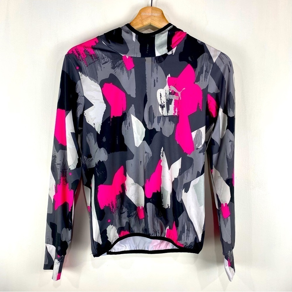 Puma: Girls Sporty Printed Pattern Pullover Hoodie Sweatshirt Size Large (12-14)